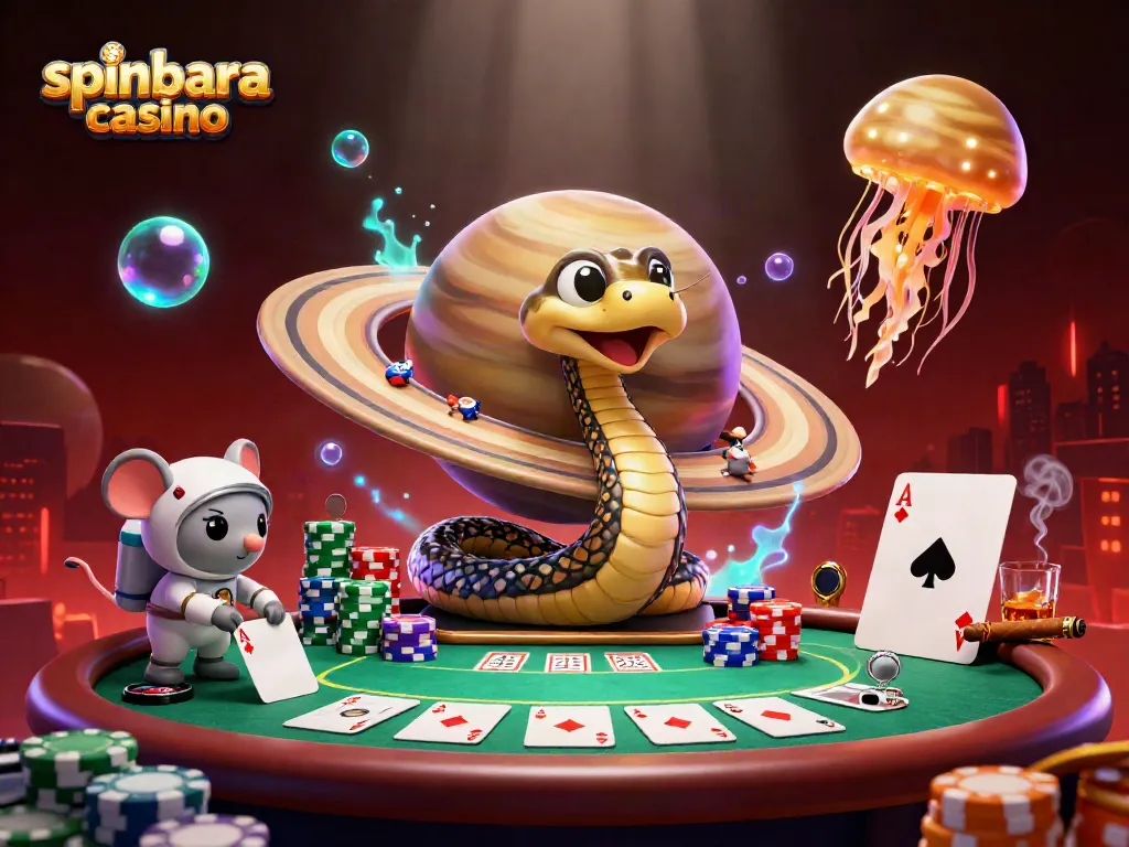Engage with spinbara casino as tiny astronaut mice bet on a cosmic roulette wheel under a golden jellyfish dealer.